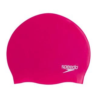 Speedo 8 Plain Moulded Silicone Cap Uomo