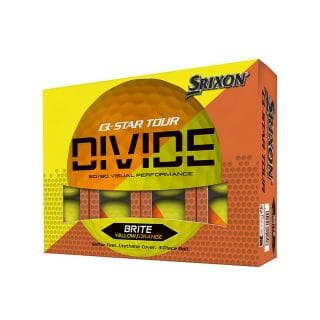 Srixon 10345403 Q-star Tour Divide 2 Palline Golf Uomo