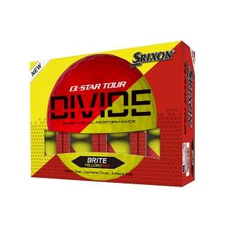Srixon 10345407 Q-star Tour Divide 2 Palline Golf Uomo