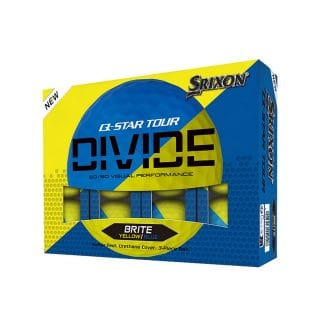 Srixon 10345411 Q-star Tour Divide 2 Palline Golf Uomo
