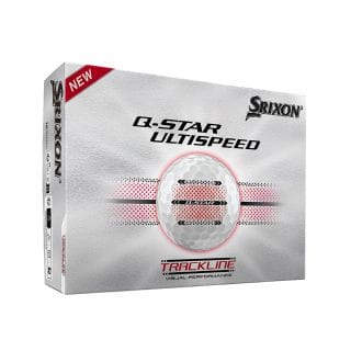 Srixon 10372755 Q-star Ultispeed Trackline Palline Golf Uomo