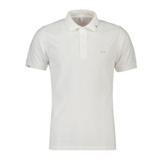 Sun 68 A34101 Polo Vintage Con Rotture Casual Uomo