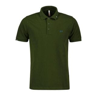 Sun 68 A34101 Polo Vintage Con Rotture Casual Uomo