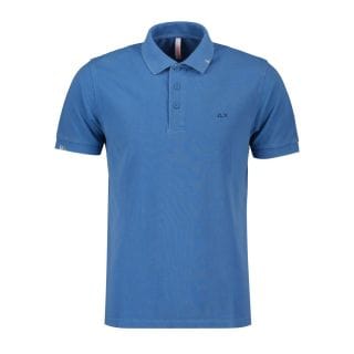 Sun 68 A34101 Polo Vintage Con Rotture Casual Uomo