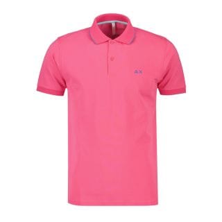 Sun 68 A34113 Polo Con Piping Casual Uomo