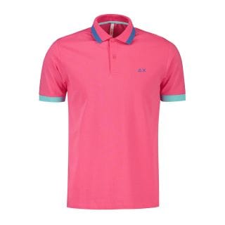 Sun 68 A34114 Polo Bordi A Contrasto Casual Uomo