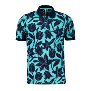 Sun 68 A34131 Polo Full Print Casual Uomo