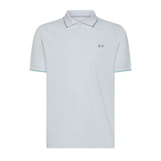 Sun 68 A35110 Polo Con Piping Casual Uomo