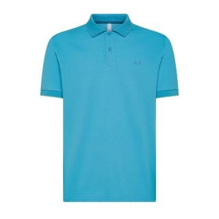 Sun 68 A35110 Polo Con Piping Casual Uomo