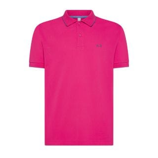Sun 68 A35110 Polo Con Piping Casual Uomo