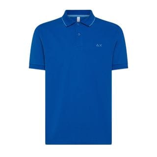 Sun 68 A35110 Polo Con Piping Casual Uomo