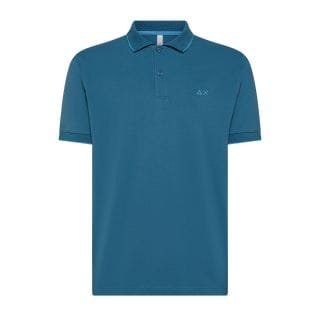 Sun 68 A35110 Polo Con Piping Casual Uomo