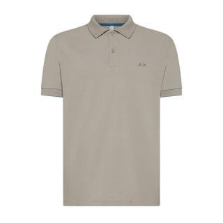 Sun 68 A35110 Polo Con Piping Casual Uomo