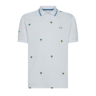 Sun 68 A35128 Polo Full Embrodery Casual Uomo