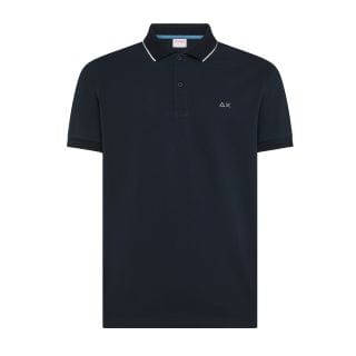 Sun 68 A36111 Polo Con Piping Casual Uomo
