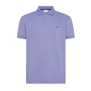 Sun 68 A36111 Polo Con Piping Casual Uomo