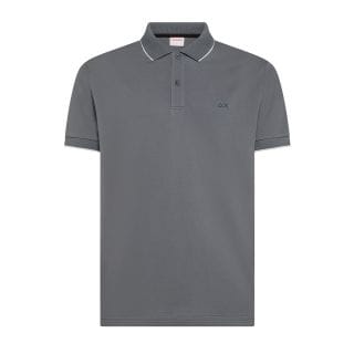 Sun 68 A36111 Polo Con Piping Casual Uomo