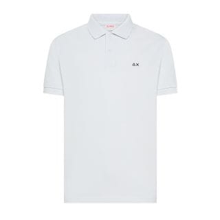 Sun 68 A36115 Polo Print Under Collar Casual Uomo