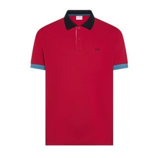 Sun 68 A36116 Polo Tricolor Casual Uomo