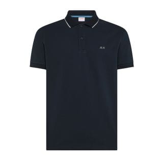 Sun 68 A36117 Polo Collar Multi Stripes Casual Uomo