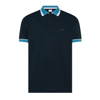 Sun 68 A36117 Polo Collo Multi Stripes Casual Uomo