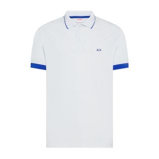 Sun 68 A36120 Polo Smal Stripe Fluo Casual Uomo
