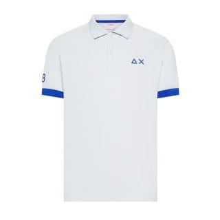 Sun 68 A36121 Polo Macro Logo Fluo Casual Uomo