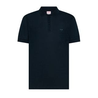 Sun 68 A36130 Polo Jersey Linen Solid 100% Casual Uomo