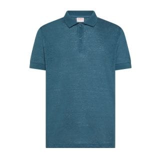 Sun 68 A36130 Polo Jersey Linen Solid 100% Casual Uomo