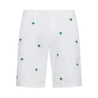 Sun 68 B35103 Bermuda Chino Con Risvolto Embrodery Casual Uomo