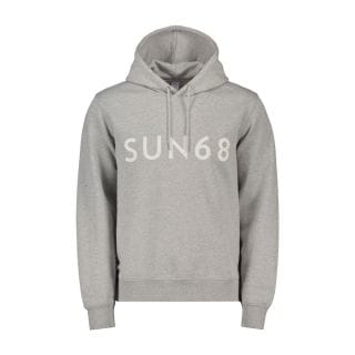 Sun 68 F44121 Felpa Cappuccio Macro Logo Casual Uomo