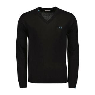 Sun 68 K34102 Maglione Scollo V In Cotone Casual Uomo