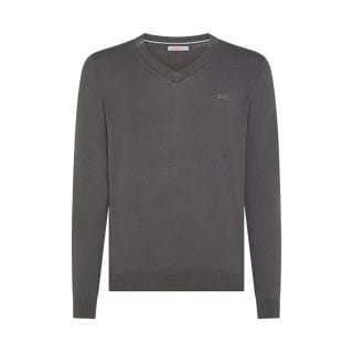Sun 68 K35102 Maglione Scollo V In Cotone Casual Uomo