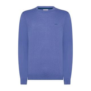 Sun 68 K44101 Maglione Girocollo In Cotone E Lana Casual Uomo