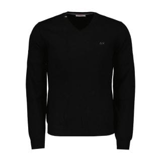 Sun 68 K44102 Maglione Scollo V Cotone Lana Casual Uomo