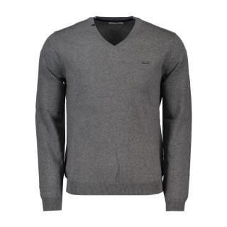 Sun 68 K44102 Maglione Scollo V Cotone Lana Casual Uomo