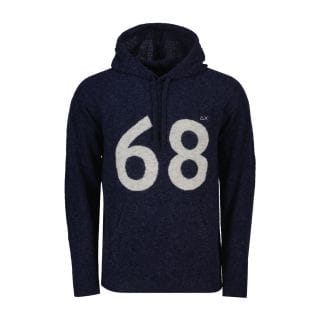 Sun 68 K44187 Maglione Cappuccio Mix Alpaca 68 Casual Uomo