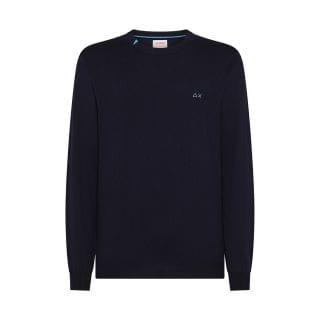 Sun 68 K45101 Maglione Girocollo Cotone Lana Casual Uomo