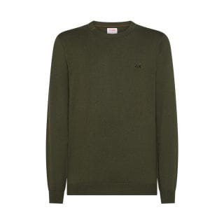 Sun 68 K45101 Maglione Girocollo Cotone Lana Casual Uomo
