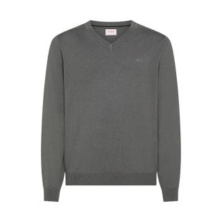 Sun 68 K45102 Maglione Scollo V Cotone Lana Casual Uomo
