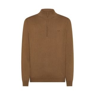 Sun 68 K45107 Maglione 1/2 Zip Lana  Cotone Casual Uomo