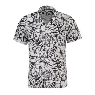 Sun 68 S33111 Camicia Manica Corta Hawaiana Casual Uomo