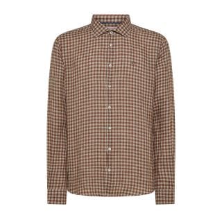 Sun 68 S35110 Camicia Linen Micro Chec Casual Uomo