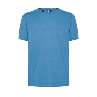 Sun 68 T35118 T-shirt Cotone Fiammato Logo Casual Uomo