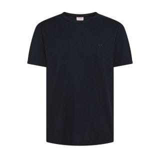 Sun 68 T36115 T Shirt Cotone Fiammato Logo Casual Uomo