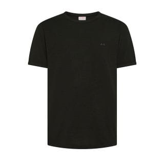 Sun 68 T36115 T Shirt Cotone Fiammato Logo Casual Uomo