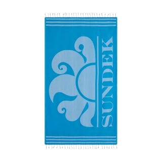 Sundek Am401atc1000 Telo Mare Con Frange E Logo Mare Uomo