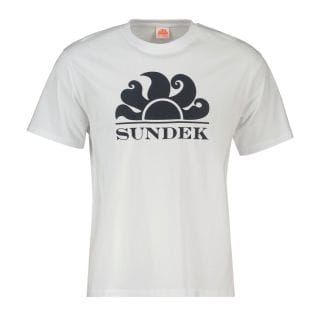 Sundek M021tej7800 T-shirt Logo A Contrasto Casual Uomo