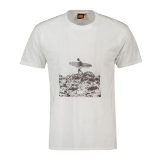 Sundek M033tej7800 T Shirt B&w Surfing Casual Uomo