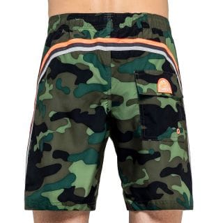 Sundek M505bdp0153 Boxer Mare Medio Con Elastico Camo Mare Uomo